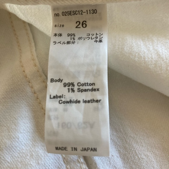 MOUSY VINTAGE BURNSIDE WHITE SKINNY JEANS SIZE 26 - $95 - Picture 7 of 16